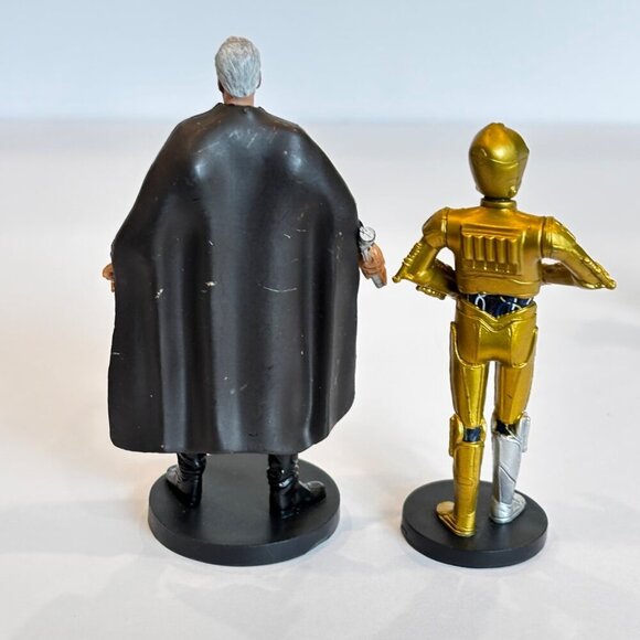 Star Wars Miniature Figures Set Of 5 Collectibles Han Solo Maz Kanata Count Dook - Picture 5 of 9